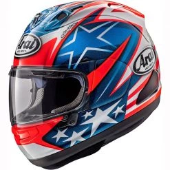 Arai RX-7V Hayden WSBK Helmet - Blue White Red