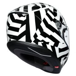 AGV K6 Secret Helmet - Black White 8 AGV K6 Secret Helmet - Black White -Hot Sale getgeared Shop md300555blkd main agv k6 secret helmet black white 3