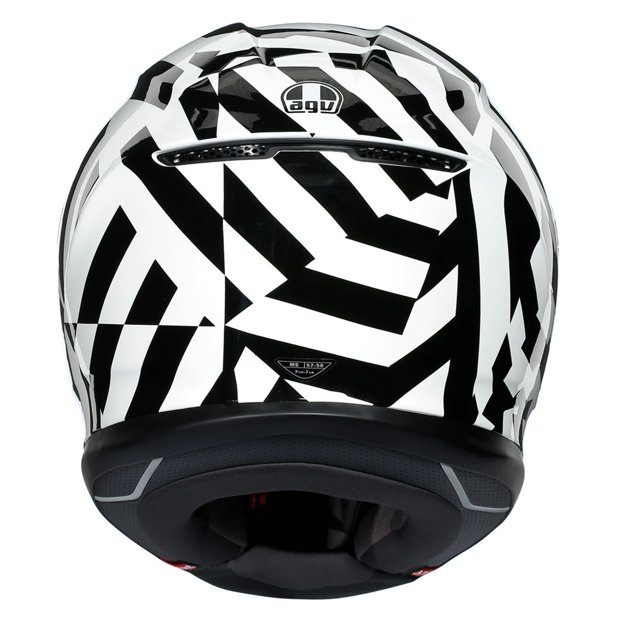 AGV K6 Secret Helmet - Black White 6 AGV K6 Secret Helmet - Black White - Image 4