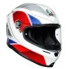 AGV K6 Hyphen Helmet - White Red Blue 1 AGV K6 Hyphen Helmet - White Red Blue -Hot Sale getgeared Shop md300557whid main agv k6 hyphen helmet white red blue 1