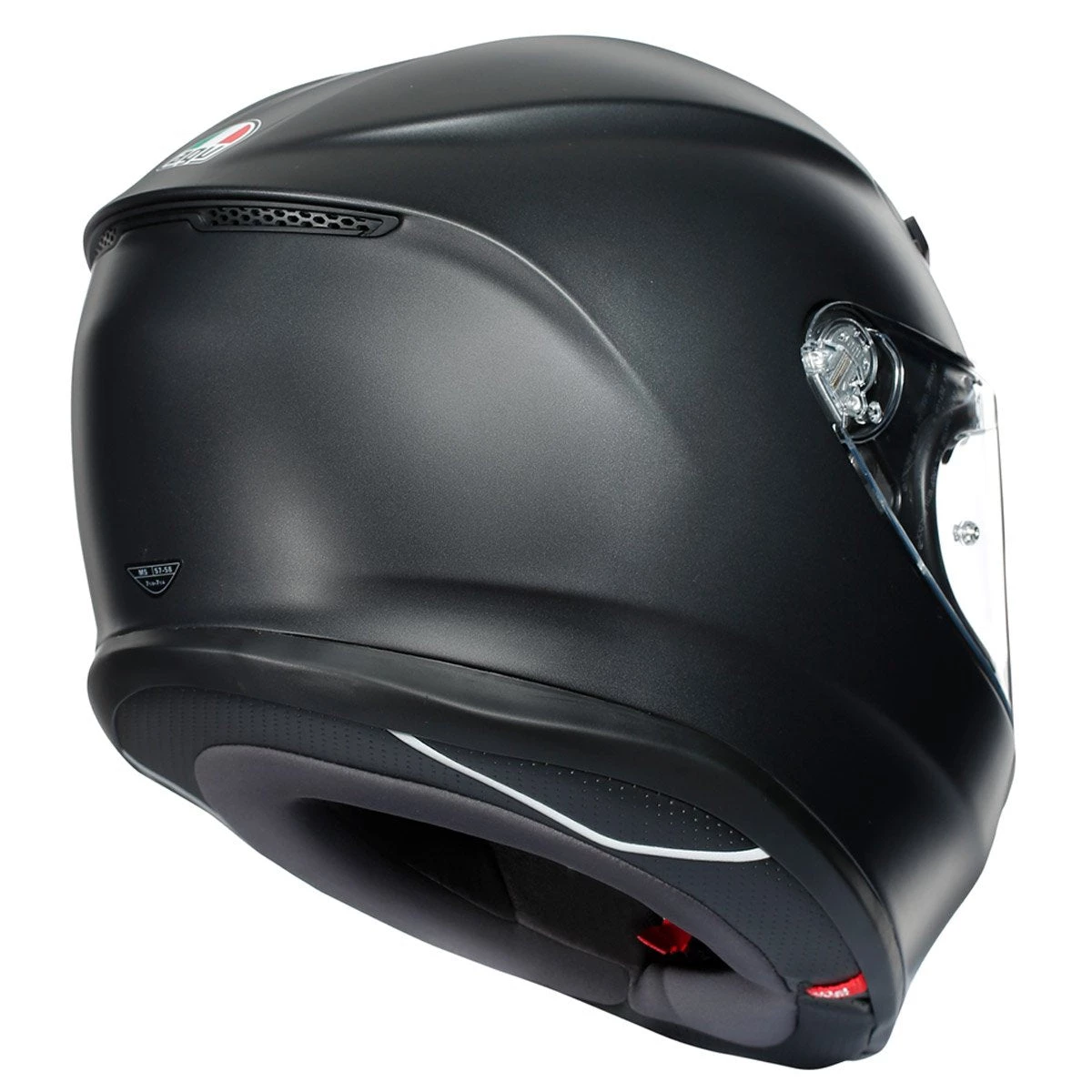 AGV K6 Solid Helmet - Matt Black 5 AGV K6 Solid Helmet - Matt Black - Image 3