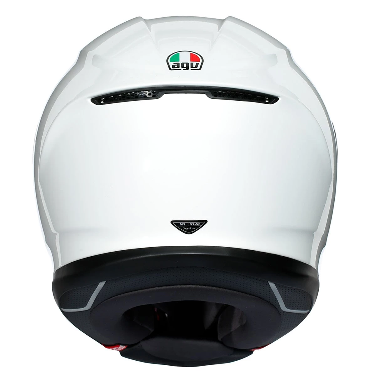 AGV K6 Solid Helmet - White 6 AGV K6 Solid Helmet - White - Image 4