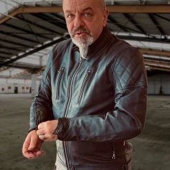 Merlin Wishaw Leather Jacket D3O - Black