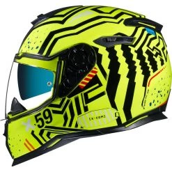Nexx SX.100 Helmet Engima - Neon Black
