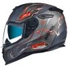 Nexx SX.100 Helmet Gigabot - Grey Red -Hot Sale getgeared Shop nexx sx 100 helmet gigabot grey red nx01sxf02291897d 1