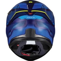 Nexx SX.100R Helmet Skidder - Blue Neon -Hot Sale getgeared Shop nexx sx 100r helmet skidder blue neon nx01sxr01316881d 3