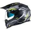 Nexx X.WED 2 Helmet Columbus - Grey Neon -Hot Sale getgeared Shop nexx x wed 2 helmet columbus grey neon nx01xwe02292869d 1