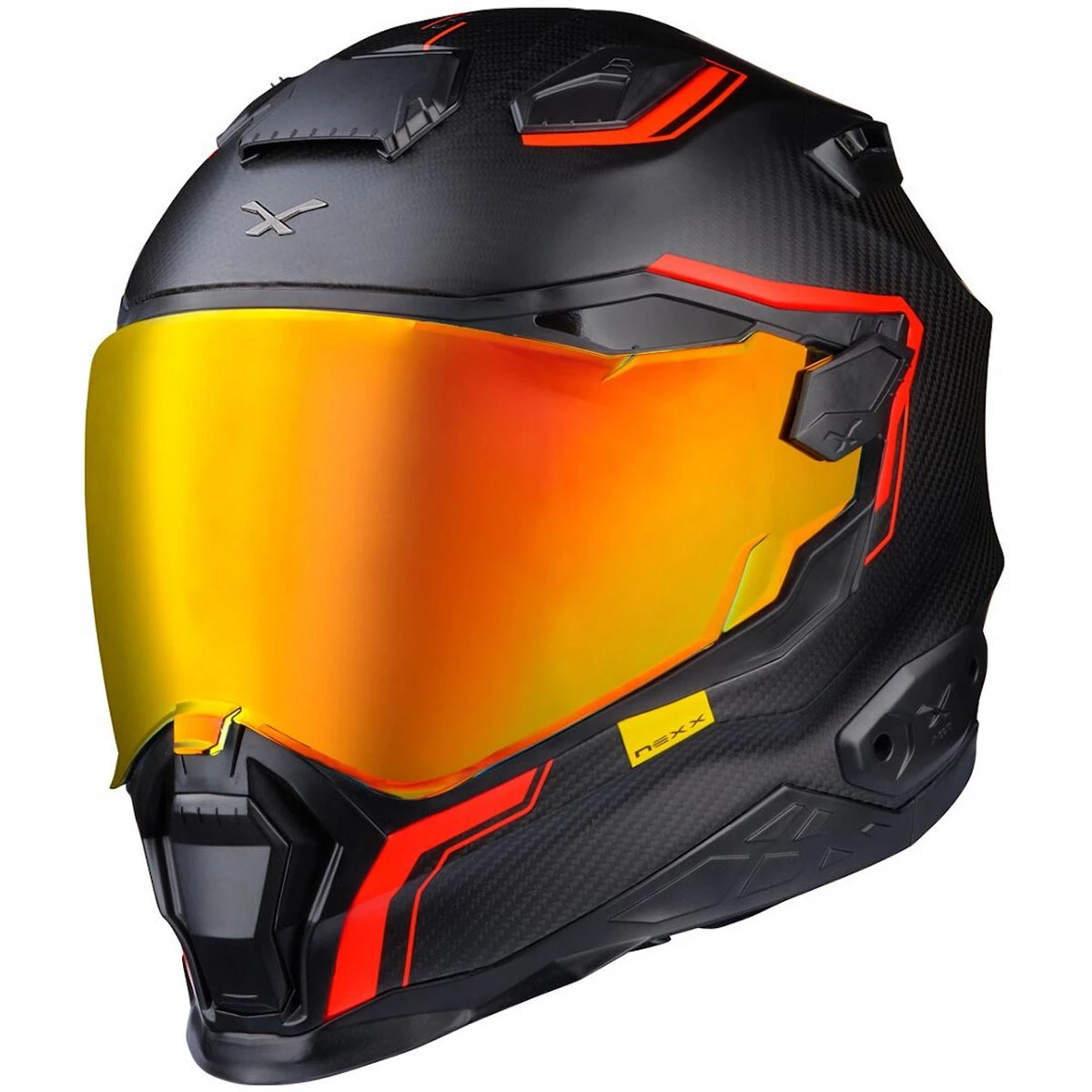 Nexx X.WST 2 Helmet Carbon Zero - Red 6 Nexx X.WST 2 Helmet Carbon Zero - Red - Image 4