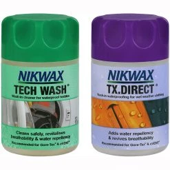 Nikwax Textile Cleaning and Waterproofing Pack 150ml