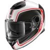 Shark Spartan Priona WKR Helmet - White Black Red