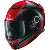 Shark Spartan Helmet Carbon Skin - Black Red