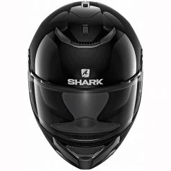 Shark Spartan Helmet Blank BLK - Black -Hot Sale getgeared Shop nv200he5030eblkd main shark spartan helmet blank blk black 3