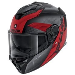 Shark Spartan GT Elgen Helmet KAR - Matt Black Red