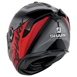 Shark Spartan GT Elgen Helmet KAR - Matt Black Red -Hot Sale getgeared Shop nv200he7054ekard main shark spartan gt elgen helmet kar matt black red 3