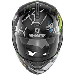 Shark Ridill Drift-R KGB Helmet - Black Green Blue -Hot Sale getgeared Shop nv210he0535ekgbd main shark ridill drift r kgb helmet black green blue 3
