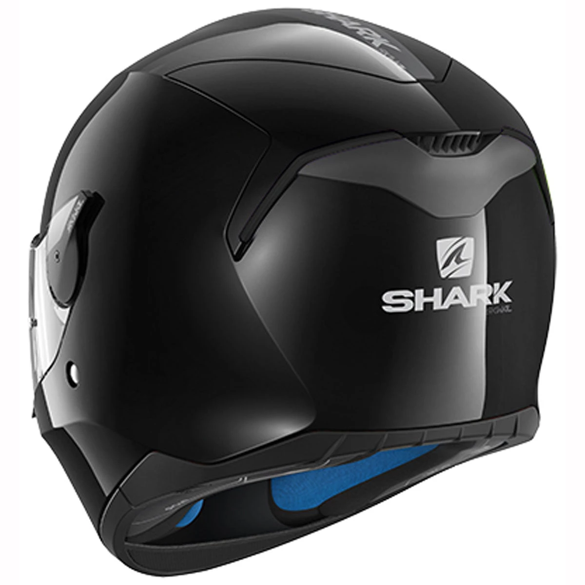 Shark D-Skwal Helmet Blank BLK - Black 4 Shark D-Skwal Helmet Blank BLK - Black - Image 2