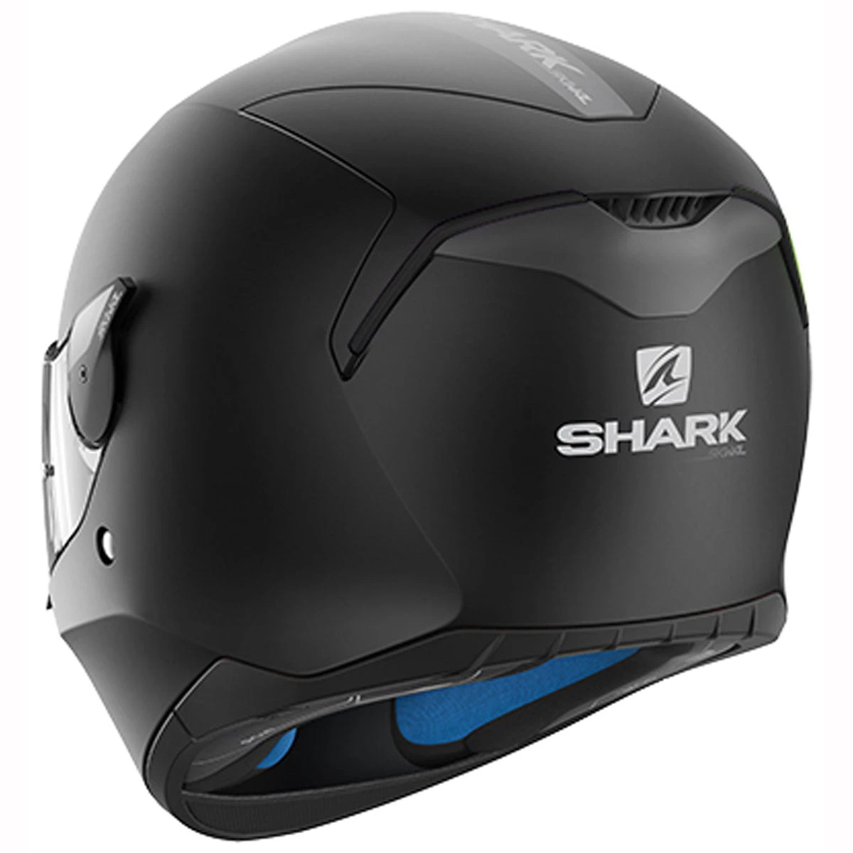 Shark D-Skwal Helmet Blank Mat KMA - Matt Black 4 Shark D-Skwal Helmet Blank Mat KMA - Matt Black - Image 2