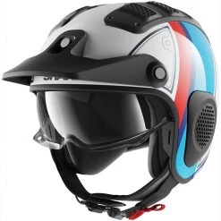 Shark X-Drak Terrence Helmet WBR - White Blue Red