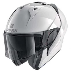 Shark Evo-ES Flip Helmet WHU - White -Hot Sale getgeared Shop nv235he9800ewhud main shark evo es flip helmet whu white 3