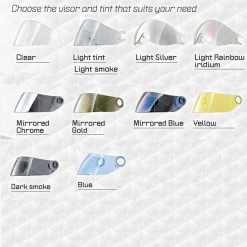 Shark VZ16017P V7 Visor - Dark Tint