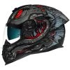 Nexx SX.100R Helmet Abisal - Black Red Mt