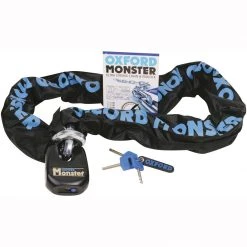 Oxford Monster Ultra Strong Chain and Padlock 120cms