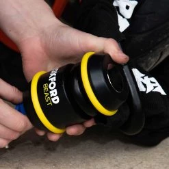 Oxford Beast Lock Sold Secure 30mm - Yellow -Hot Sale getgeared Shop olk120 main oxford beast lock sold secure 30mm yellow 3