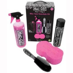 Muc-Off Bike Care Essentials Kit - Black/Pink