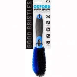 Oxford Double Stubble Double Loop Wheel Brush - Black/Blue