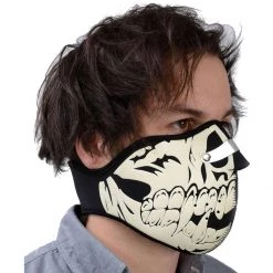 Oxford Skull Face Mask - Glow In The Dark