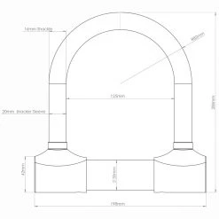 Oxford Alarm-D Lock - 200mmL x 196mmW x 16mm 9 Oxford Alarm-D Lock - 200mmL x 196mmW x 16mm -Hot Sale getgeared Shop oxford alarm d lock 200mml x 196mmw x 16mm olk220 4