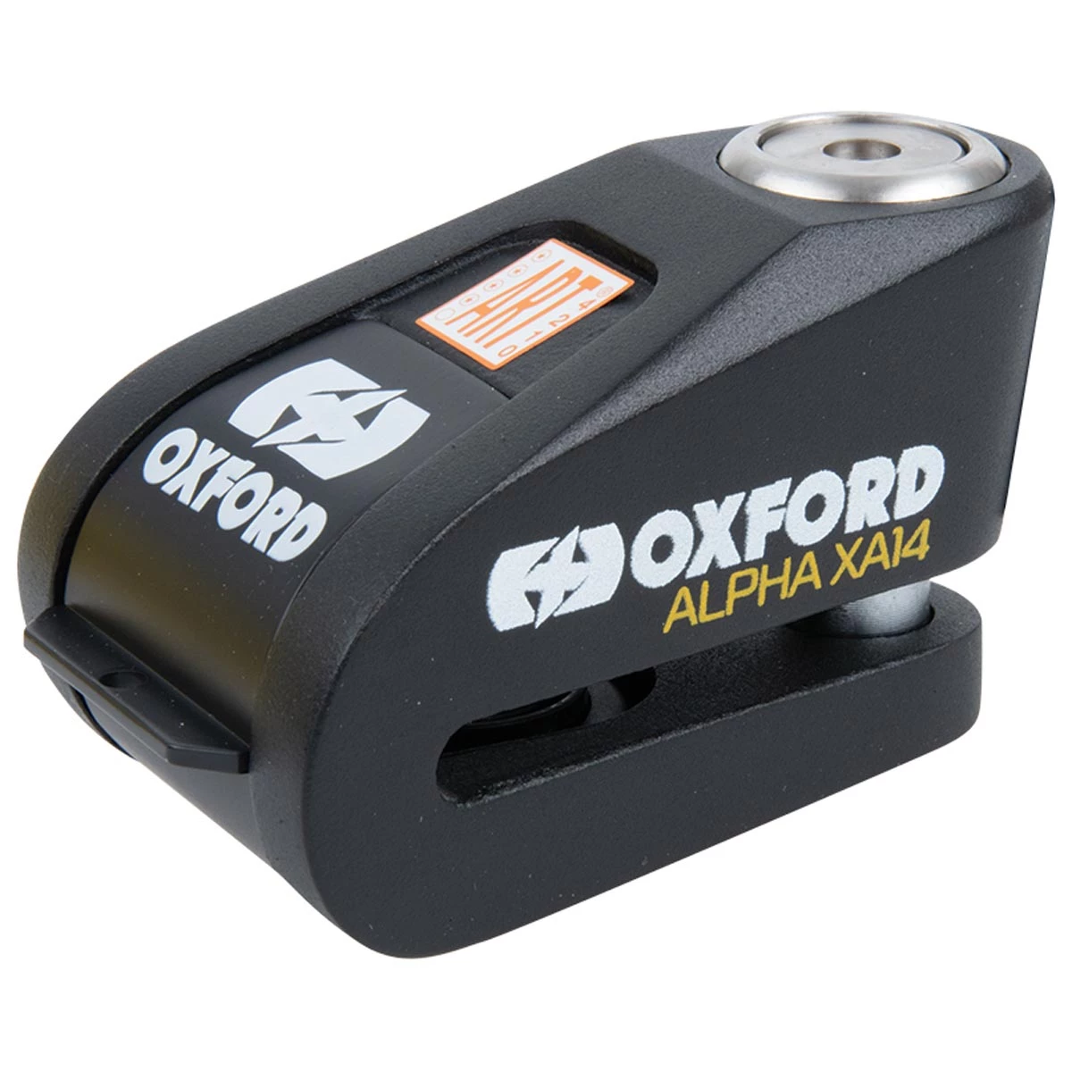 Oxford Alpha XA14 Alarm Disc Lock - Black 3 Oxford Alpha XA14 Alarm Disc Lock - Black