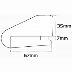 Oxford Alpha XA14 Alarm Disc Lock - Yellow 8 Oxford Alpha XA14 Alarm Disc Lock - Yellow -Hot Sale getgeared Shop oxford alpha xa14 alarm disc lock yellow olk217 3