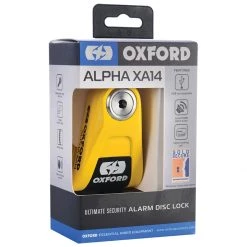 Oxford Alpha XA14 Alarm Disc Lock - Yellow 9 Oxford Alpha XA14 Alarm Disc Lock - Yellow -Hot Sale getgeared Shop oxford alpha xa14 alarm disc lock yellow olk217 4