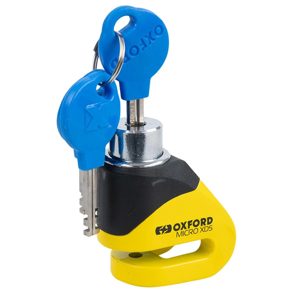 Oxford Micro XD5 Disc Lock - Yellow 5 Oxford Micro XD5 Disc Lock - Yellow - Image 3