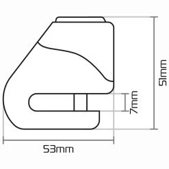 Oxford Micro XD5 Disc Lock - Yellow 9 Oxford Micro XD5 Disc Lock - Yellow -Hot Sale getgeared Shop oxford micro xd5 disc lock yellow olk205 4