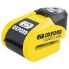Oxford Quartz XA6 Alarm Disc Lock - Yellow