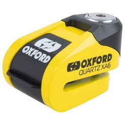 Oxford Quartz XA6 Alarm Disc Lock - Yellow
