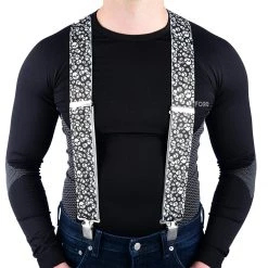 Oxford Riggers Braces Heavy Duty - Skulls