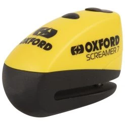 Oxford Screamer 7 Alarm Disc Lock - Yellow