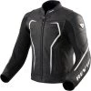 Rev It! Vertex GT Leather Jacket - Black White
