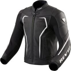 Rev It! Vertex GT Leather Jacket - Black White