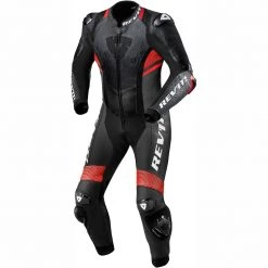 Rev It! Quantum 2 One-Piece Suit - Anthracite Neon Red