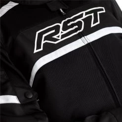 RST Pilot Textile Jacket CE Air - Black White 7 RST Pilot Textile Jacket CE Air - Black White -Hot Sale getgeared Shop rst pilot textile jacket ce air black white md102408whid 3