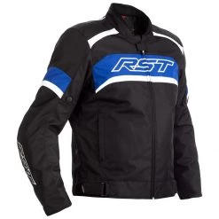 RST Pilot Textile Jacket CE WP - Black Blue White