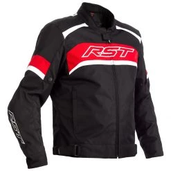 RST Pilot Textile Jacket CE WP - Black Red White