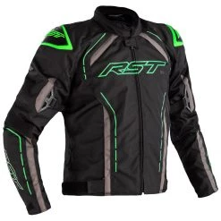 RST S-1 Textile Jacket CE WP - Black Grey Green
