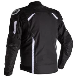 RST S-1 Textile Jacket CE WP - Black White -Hot Sale getgeared Shop rst s 1 textile jacket ce wp black white md102559whid 2