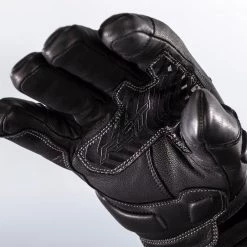 RST Storm 2 Leather Gloves CE WP - Black -Hot Sale getgeared Shop rst storm 2 leather gloves ce wp black md102680blkd 4