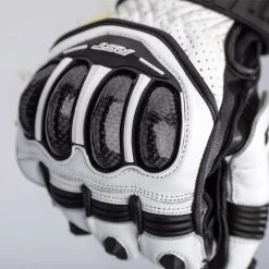 RST Tractech Evo 4 Short Gloves CE - White Black -Hot Sale getgeared Shop rst tractech evo 4 short gloves ce white black md102667whid 3